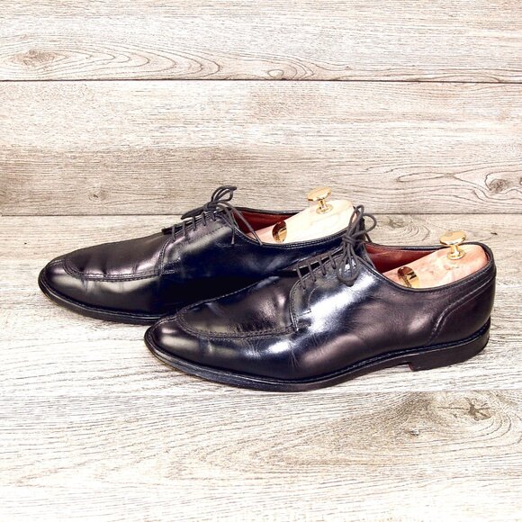 Allen Edmonds LASALLE Split Toe Blucher 9 D Black * add $15 new Cedar Trees main image 9